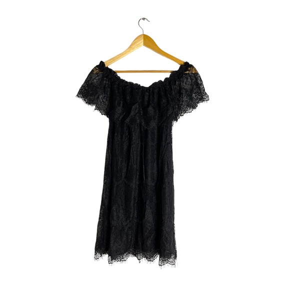 As U Wish Ruffle Front Lace Dress M - Picture 1 of 6